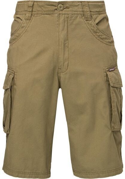 BUSHMAN ERWEE Pánske krátke nohavice, khaki, veľkosť
