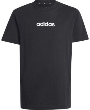 adidas LINEAR Chlapčenské tričko, čierna, veľkosť