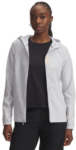 Under Armour OUTRUN THE STORM Dámska bežecká bunda, sivá, veľkosť
