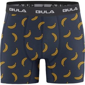 Bula PRINT BOXER Pánske bavlnené boxerky, tmavo modrá, veľkosť