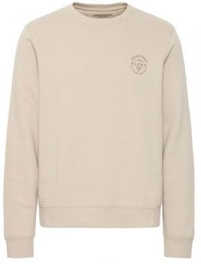 BLEND BHIBAI SWEATSHIRT Pánska mikina cez hlavu, béžová, veľkosť