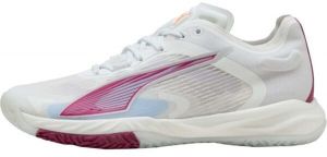Puma ACCELERATE NITRO SQD W+ 4 Dámska obuv na hádzanú, biela, veľkosť 38.5