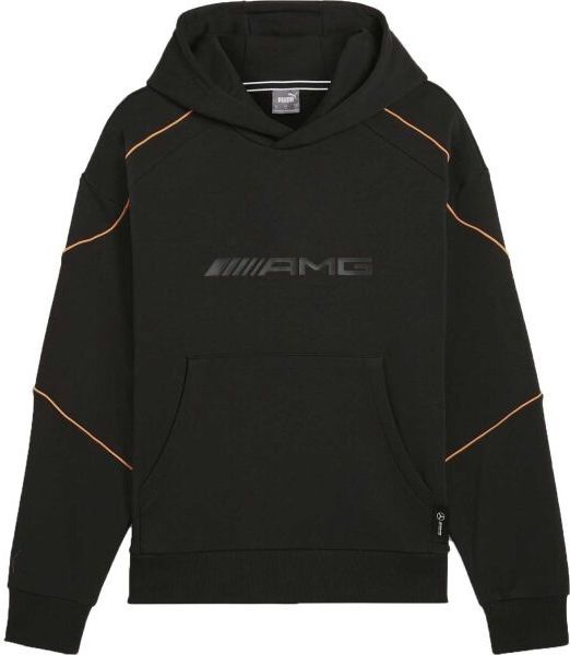 Puma MERCEDES - AMG MOTORSPORT HOODIE Pánska mikina, čierna, veľkosť