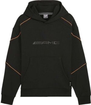 Puma MERCEDES - AMG MOTORSPORT HOODIE Pánska mikina, čierna, veľkosť