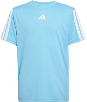adidas JERSEY ESSENTIALS LOGO KIDS Detské tréningové tričko, svetlomodrá, veľkosť