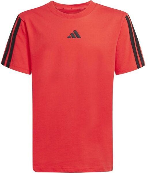 adidas JERSEY ESSENTIALS LOGO KIDS Detské volnočasové tričko, červená, veľkosť