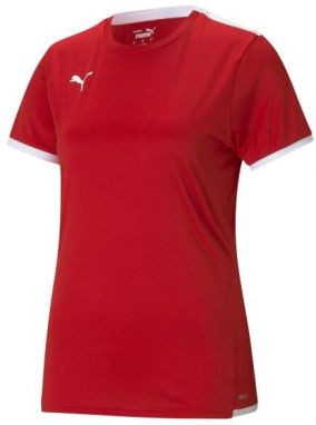 Puma TEAMLIGA JERSEY TEE W Dámske futbalové tričko, červená, veľkosť