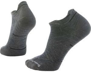 Smartwool RUN ZERO CUSHION LOW ANKLE SOCKS Pánske bežecké ponožky, tmavo sivá, veľkosť