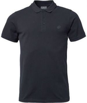 Lotto SAVVAS Pánske polo tričko, čierna, veľkosť