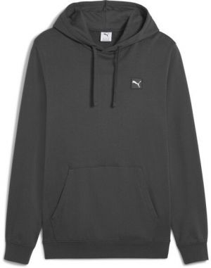 Puma ESSENTIALS ELEVATED HOODIE FL Pánska mikina, tmavo sivá, veľkosť