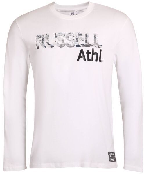 Russell Athletic LONG SLEEVE TEE SHIRT Pánske tričko, biela, veľkosť