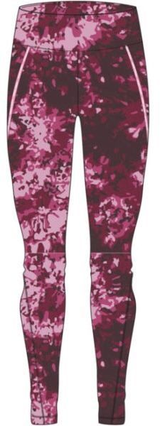 KARI TRAA ELLEN TIGHTS Dámske športové legíny, vínová, veľkosť