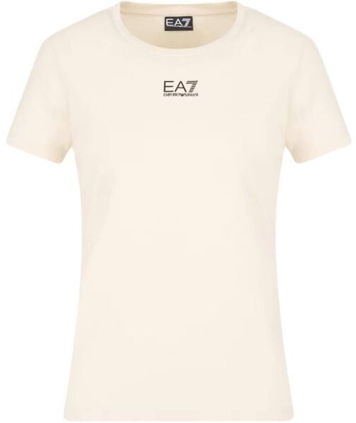 EA7 T-SHIRT Dámske tričko, béžová, veľkosť