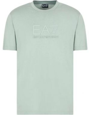 EA7 T-SHIRT Pánske tričko, svetlo zelená, veľkosť