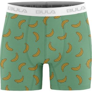 Bula PRINT BOXER Pánske bavlnené boxerky, svetlo zelená, veľkosť