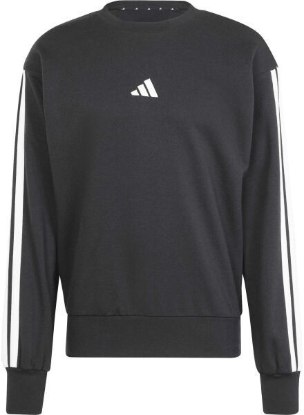 adidas 3-STRIPES FT SWEET Pánska mikina, čierna, veľkosť