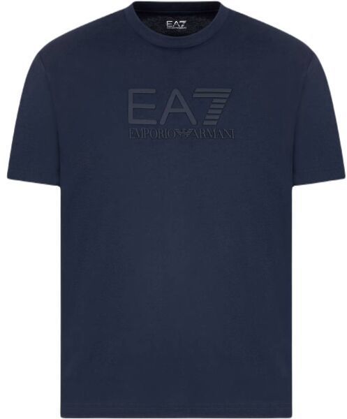 EA7 T-SHIRT Pánske tričko, tmavo modrá, veľkosť
