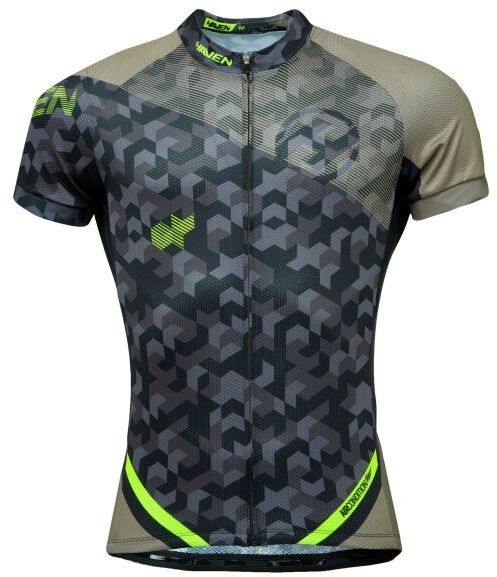 HAVEN SINGLETRAIL MEN Pánsky cyklistický dres, khaki, veľkosť XXXL