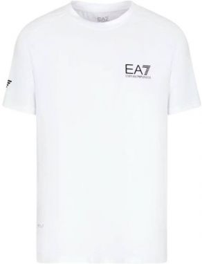 EA7 TENNIS DYNAMIC ATHLETE Pánske tričko, biela, veľkosť