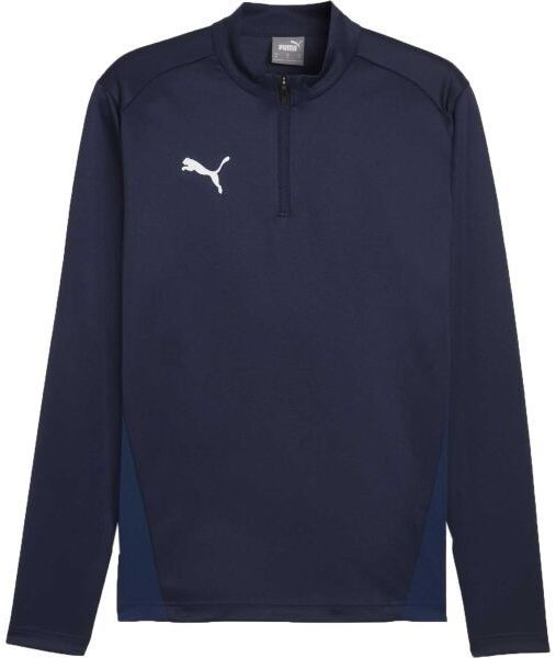 Puma TEAMGOAL TRAINING 1/4 ZIP TOP Pánske tričko, tmavo modrá, veľkosť