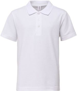 Lewro SCHOOL Chlapčenské polo tričko, biela, veľkosť 128-134