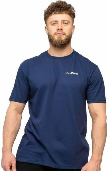 GymBeam BASIC Pánske tričko, modrá, veľkosť XXXL