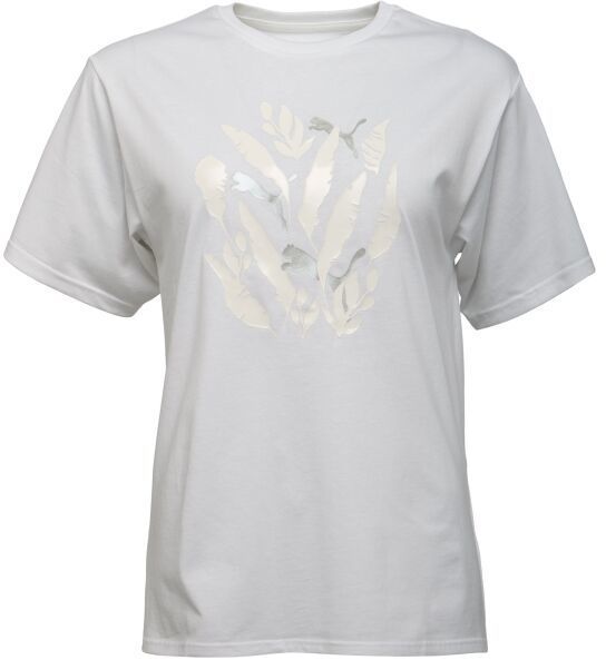 Puma GRAPHIC RELAXED LEAF TEE Dámske tričko, biela, veľkosť