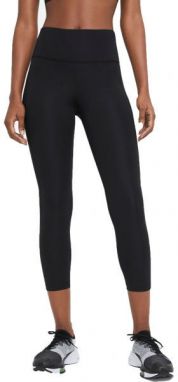 Nike DF FAST CROP W Dámske bežecké legíny, čierna, veľkosť