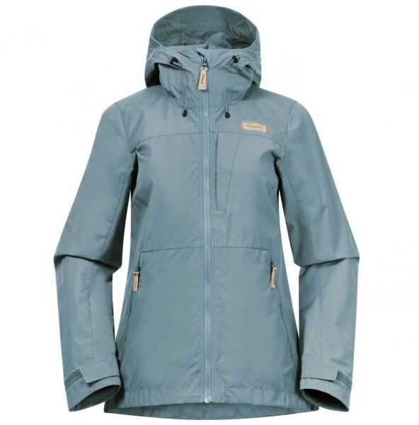 Bergans NORDMARKA LEAF LIGHT WIND JACKET WOMEN Vetroodolná bunda, svetlomodrá, veľkosť