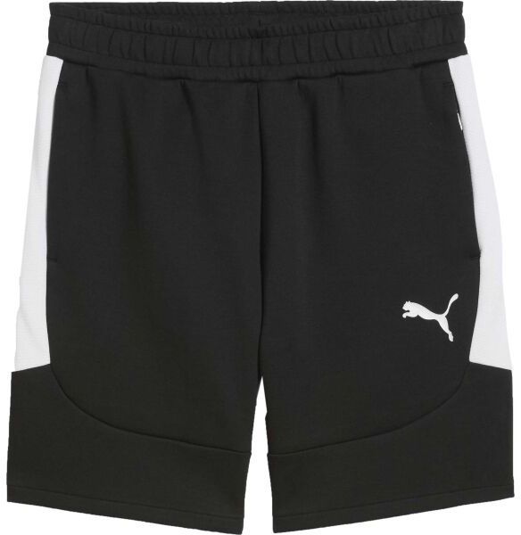 Puma TEAMEVOSTRIPE SHORTS Pánske šortky, čierna, veľkosť