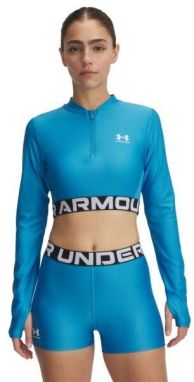 Under Armour HEATGEAR RIB Dámske tričko, modrá, veľkosť M