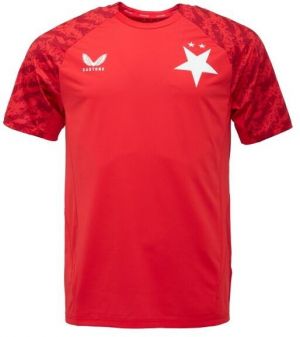 CASTORE SLAVIA PRAGUE PERFORMANCE SS TEE Pánske športové tričko, červená, veľkosť