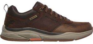 Skechers BENAGO - HOMBRE Pánska voľnočasová obuv, hnedá, veľkosť