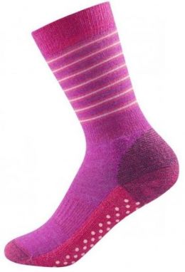 Devold MULTI MERINO Detské ponožky, ružová, veľkosť