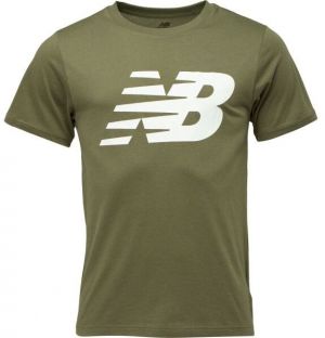New Balance NB CLASSIC NB TEE Pánske tričko, khaki, veľkosť