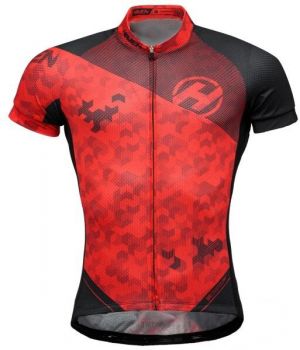 HAVEN SINGLETRAIL NEO MEN Pánsky cyklistický dres, červená, veľkosť