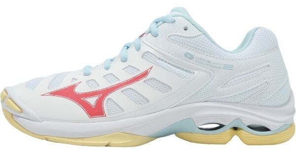 Mizuno WAVE VOLTAGE 2 Dámska volejbalová obuv, biela, veľkosť 40.5