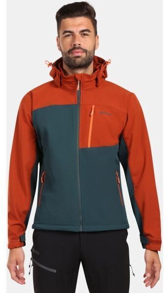 KILPI ONTAVIO Pánska softshellová bunda, tmavo zelená, veľkosť XXXL