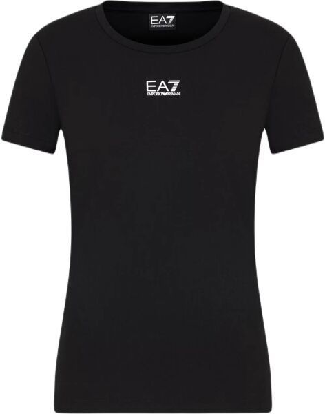 EA7 T-SHIRT Dámske tričko, čierna, veľkosť