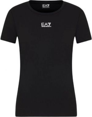 EA7 T-SHIRT Dámske tričko, čierna, veľkosť