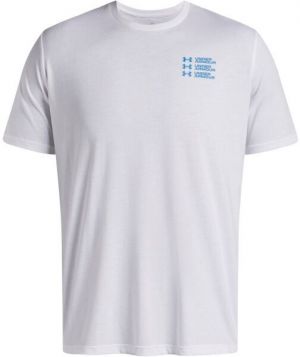Under Armour TRIPLE STACK Pánske tričko, biela, veľkosť S