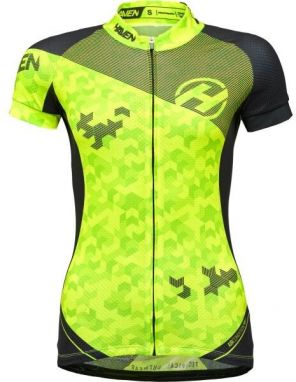 HAVEN SINGLETRAIL NEO WOMEN Dámsky cyklistický dres, reflexný neón, veľkosť