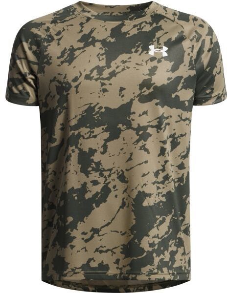 Under Armour TECH 2.0 Chlapčenské športové tričko, khaki, veľkosť S