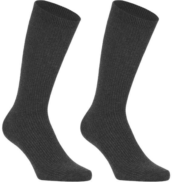 SCHOLL BAMBOO REGULAR 2P Dlhé bambusové ponožky, tmavo sivá, veľkosť