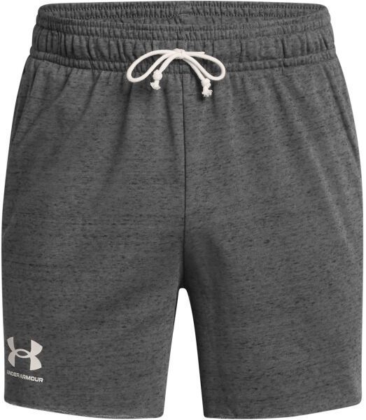 Under Armour RIVAL TERRY 6IN Pánske kraťasy, tmavo sivá, veľkosť
