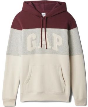 GAP V-HERITAGE LOGO Pánska mikina, vínová, veľkosť