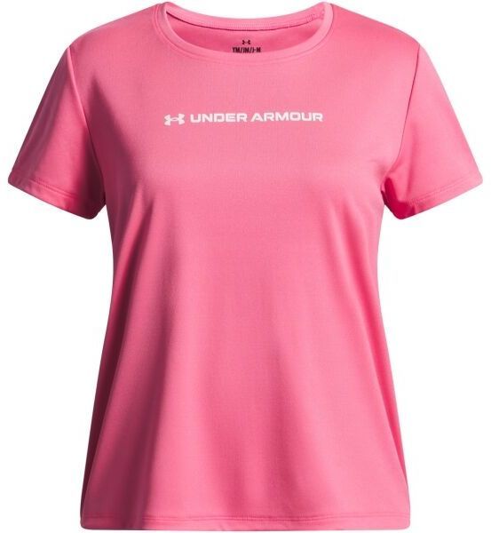 Under Armour TECH WORDMARK GRAPHIC Dievčenské tričko, ružová, veľkosť M