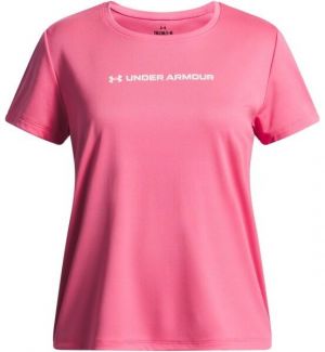 Under Armour TECH WORDMARK GRAPHIC Dievčenské tričko, ružová, veľkosť M