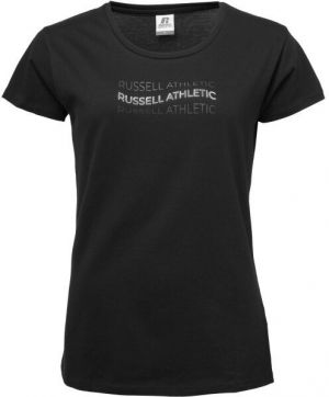 Russell Athletic SS CREW T-SHIRT Dámske tričko, čierna, veľkosť