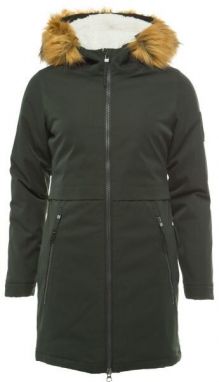 LOAP NAVARA Dámsky kabát, tmavo zelená, veľkosť